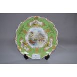 Victorian Coalport Hand Painted Porcelain Plate by P. Simpson