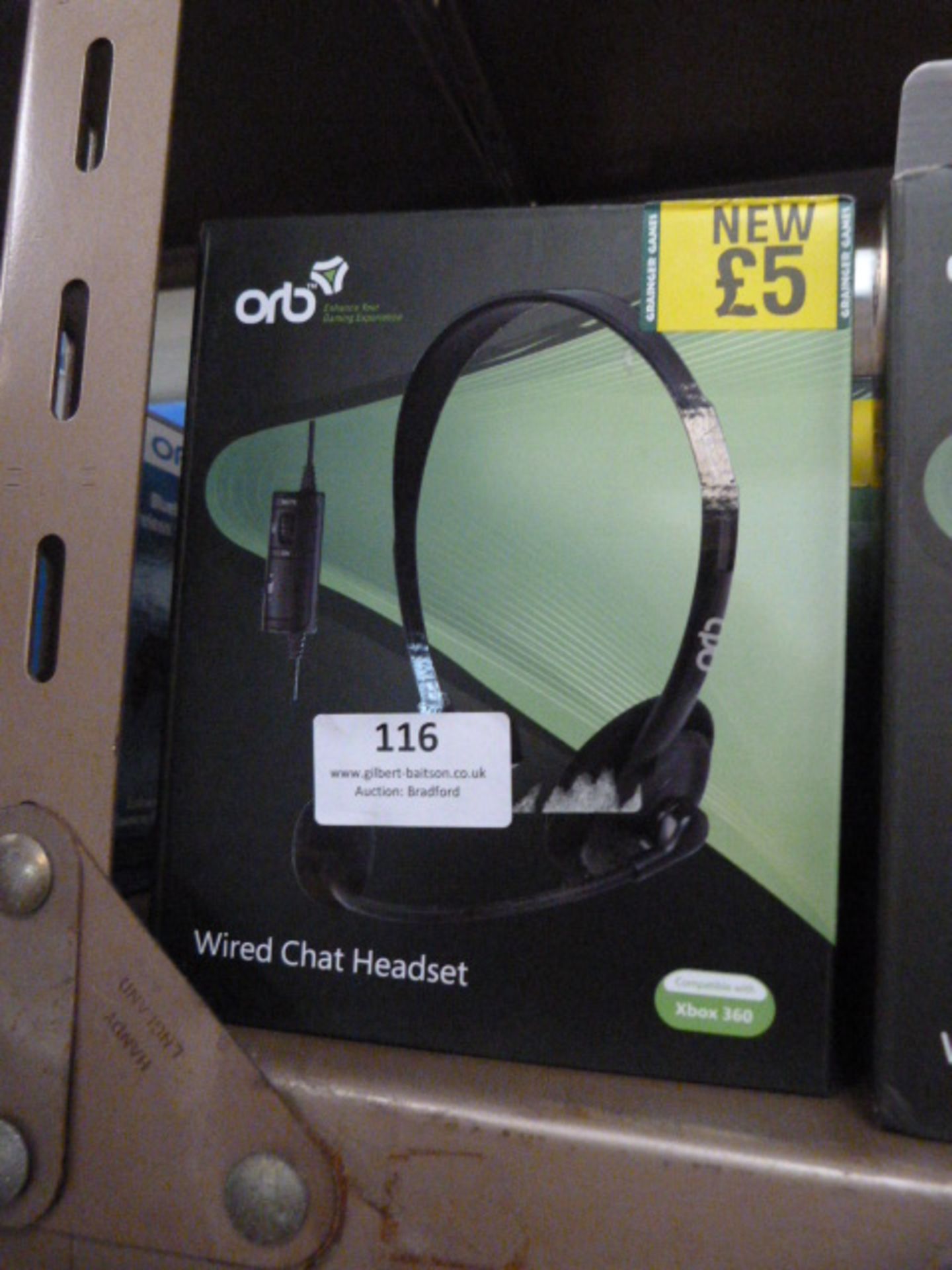 *4 Sets of Orb Wired Chat Headsets Compatible with