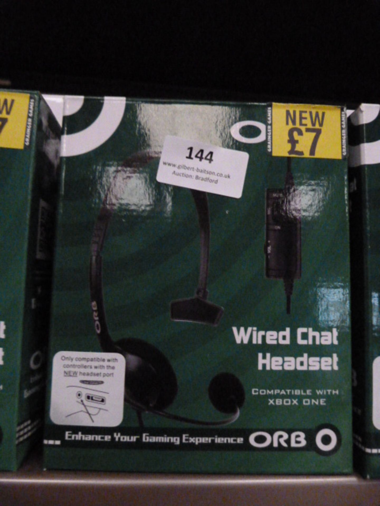 *4 Orb Wired chat Headsets Compatible with XBox On