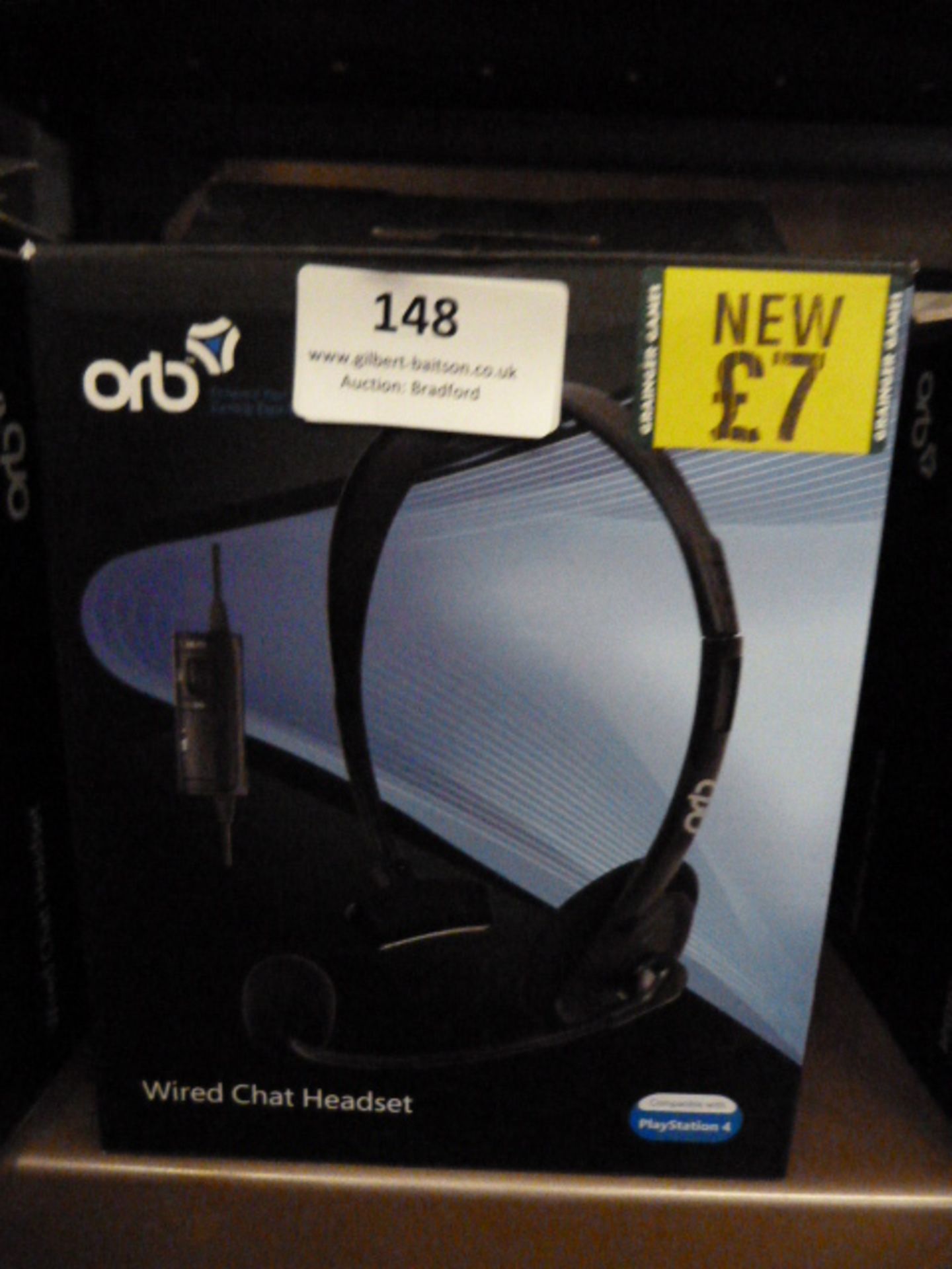 *Orb Wired Chat Headset Compatible with PS4