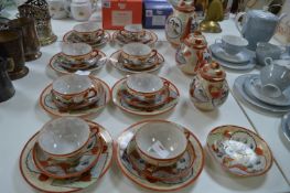 Japanese Patterned Tea Ware (26 Pieces)