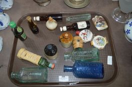 Miniature Spirit Bottles and Vintage Glass Bottles