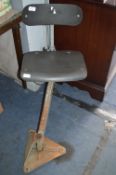 Tansad Vintage Industrial Machinist's Chair on Swi