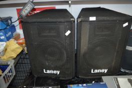 *Pair of Laney Monitor Speakers