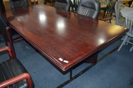 Rosewood Effect Boardroom Table 7'10" by 3'11"