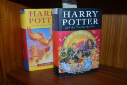 Two Harry First Edition Hardback Books - Deathly H