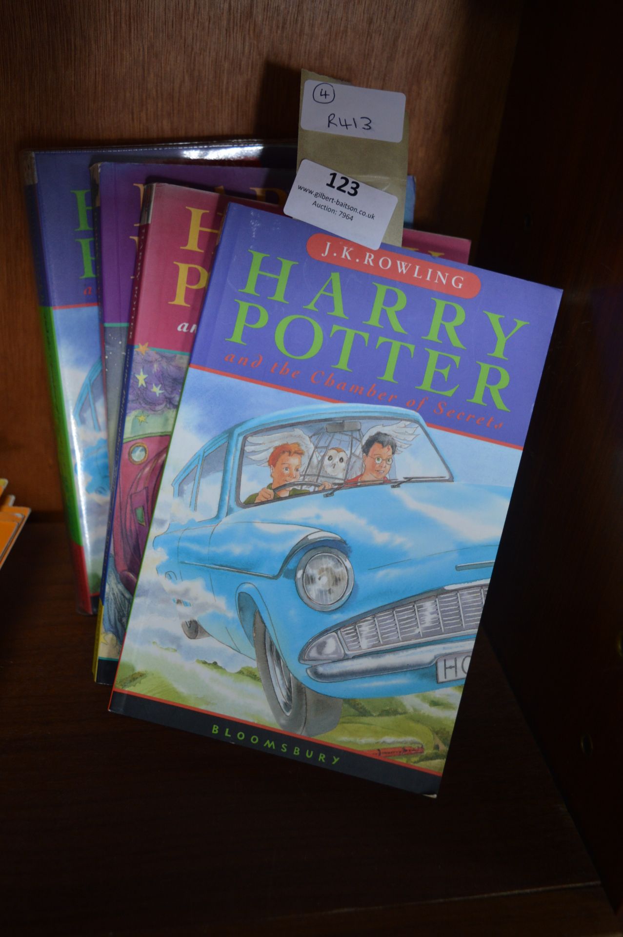 Set of Four Harry Potter Paperback Books