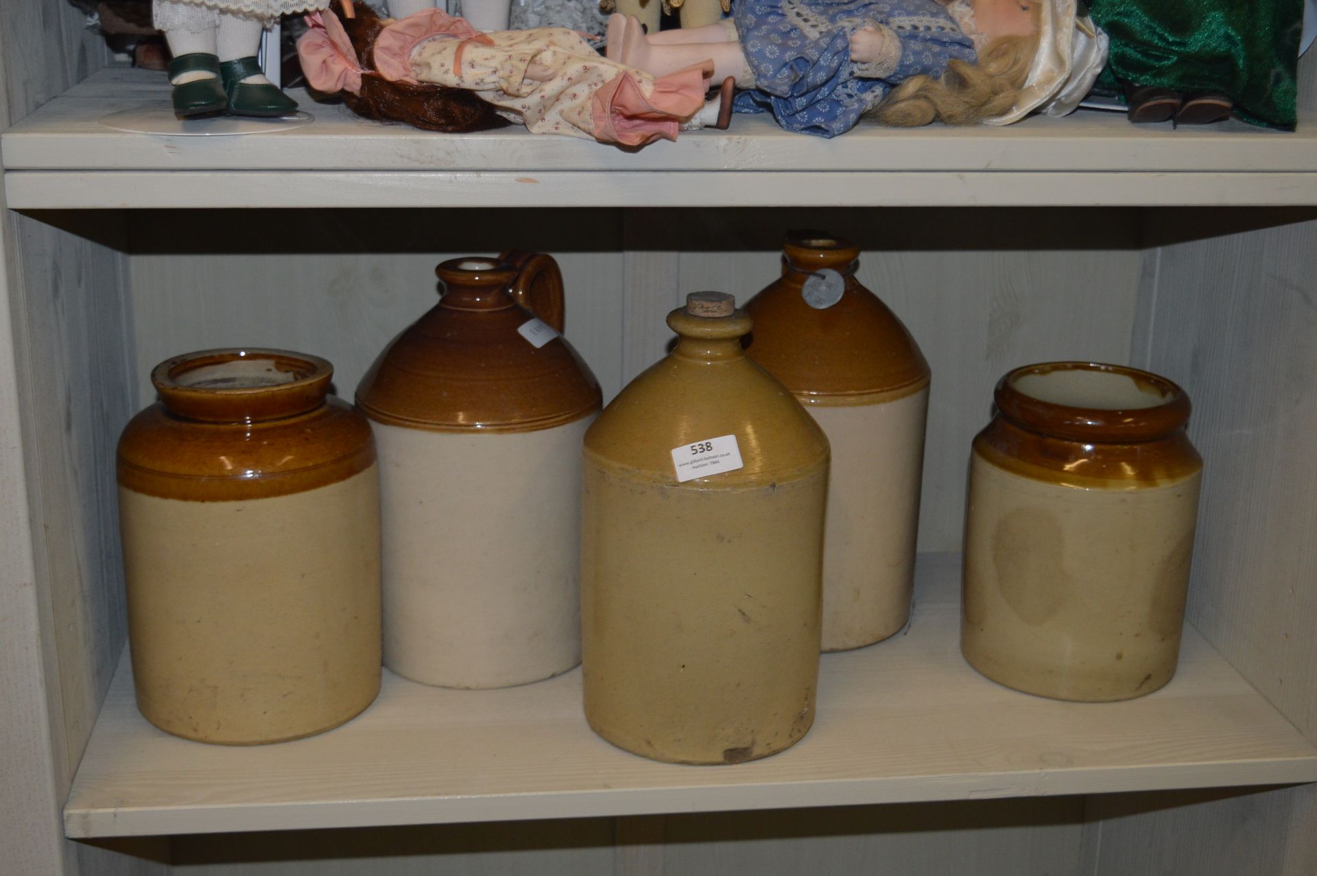 Stoneware Pottery Jugs and Jars