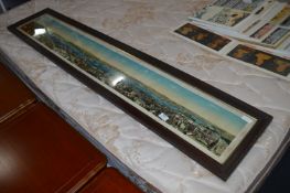 Large Oak Framed Panoramic Print - Constantinople
