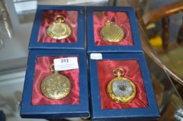 Collection of Four Gilt Metal Cased Pocket Watches