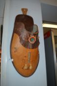 Large Leather Mexican Wall Mounted Sandal