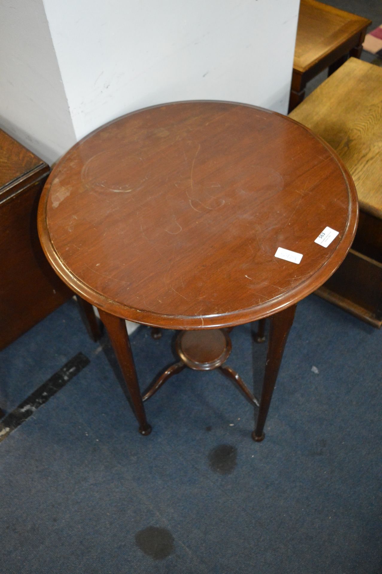 Edwardian Mahogany Circular Occasional Table