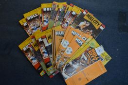 Selection of Hull City Programmes