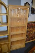 *Pine Five Height Shelf Unit