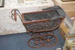 Victorian Style Ornamental Dolls Pram