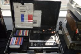 Linguaphone Cassette Recorder in Travel Case with