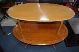 *Two Oval Topped Coffee Tables