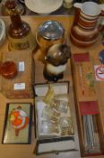 Wade Whiskey Bell, Glassware, Vintage Tin, Boxes,