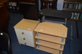 *Three Drawer Side Cabinet, Four Height TV Unit, Computer Table etc...