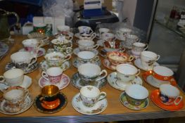 Large Collection of Cabinet Cups and Saucers