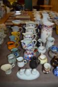 *Collection of Various Jugs and Vases etc.