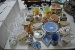 Pottery and Glassware Including Ornaments, Teapots