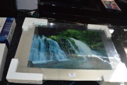 Wall Mounted Mirrored Waterfall Picture