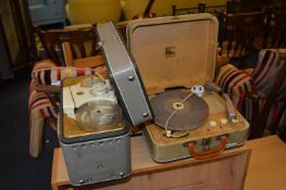 Philips Reel-to-Reel Tape Recorder and Victrola Re