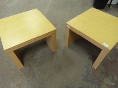 *Two Small Office Coffee Tables