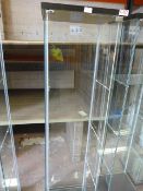 *Glass Display Cabinet with Three Shelves