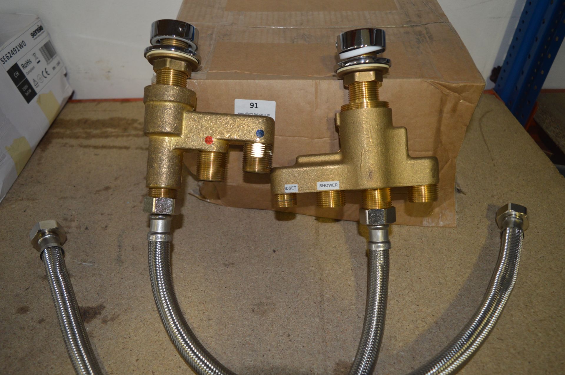 *Twin Deck Mounted Bath & Shower Diverter Valves