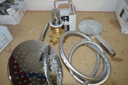 *Nickles Manual Shower Valve with Wall and Hand Shower
