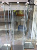 *Glass Display Cabinet with Three Shelves