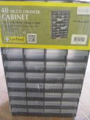 *Plastic 40 Drawer Storage Cabinet