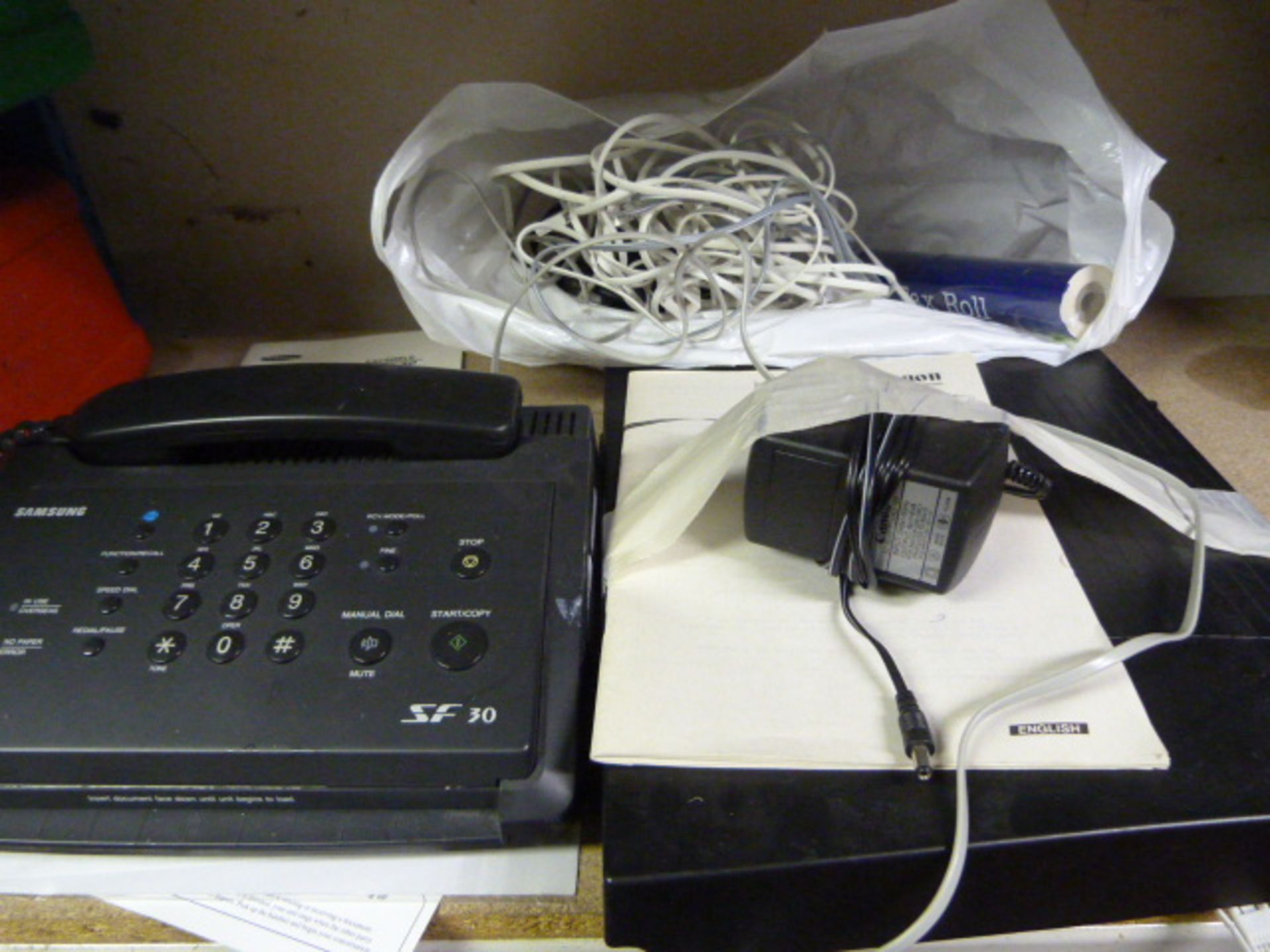 Samsung SF30 Fax Machine and a Canon Typestar Type