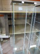 *Glass Display Cabinet with Three Shelves