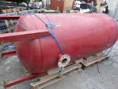 Large Pressure Tank with Pipe Work