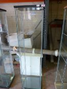 *Glass Display Cabinet with Three Shelves