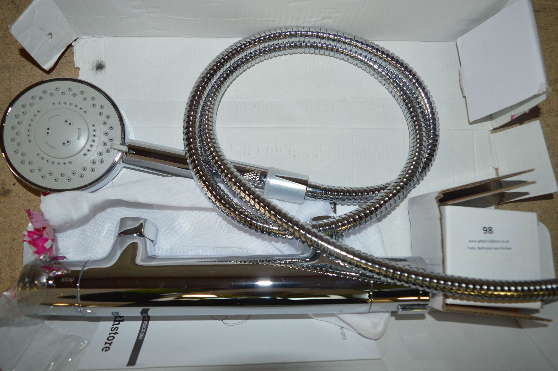 *Thermostatic Bar Shower - Valve, Handset and Hose