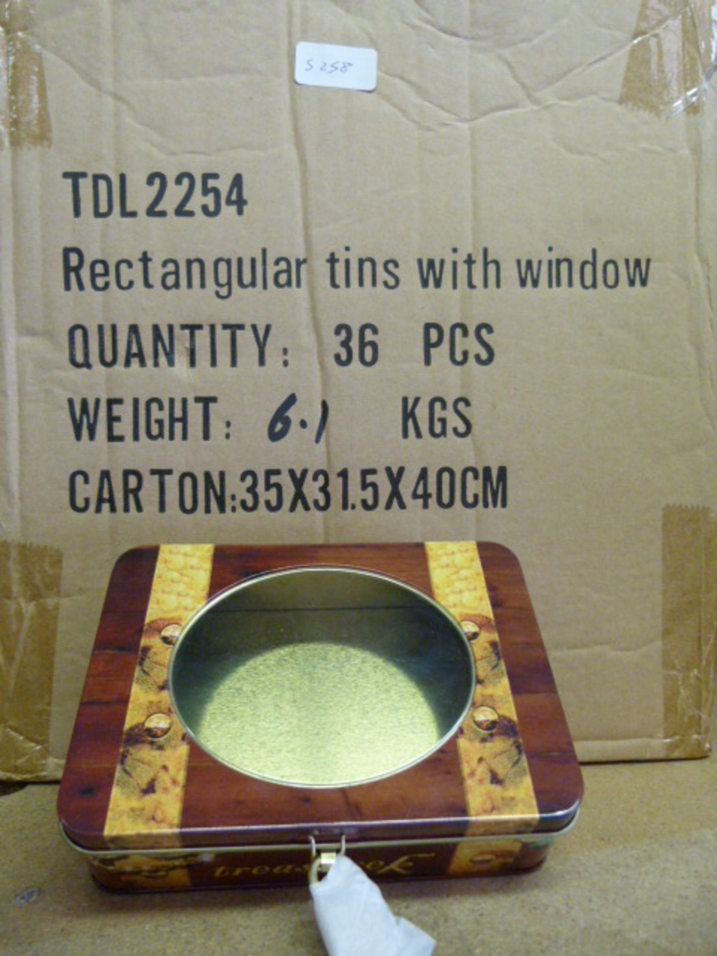 Rectangular Tins with Window