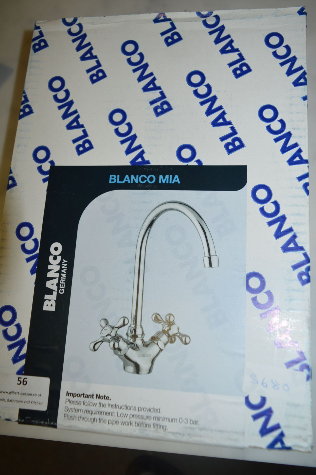 *Chrome Finish Bianco Mia Mixer Tap