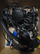 Box of Electrical Leads etc.