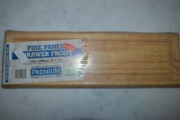 Six Pine Panel Drawer Fronts 155x496mm