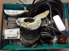 Box of Cable etc.