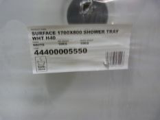 *White Shower Tray 1700x800mm