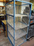 Metal Framed Wire Drawers/Shelves 72x76x169cm