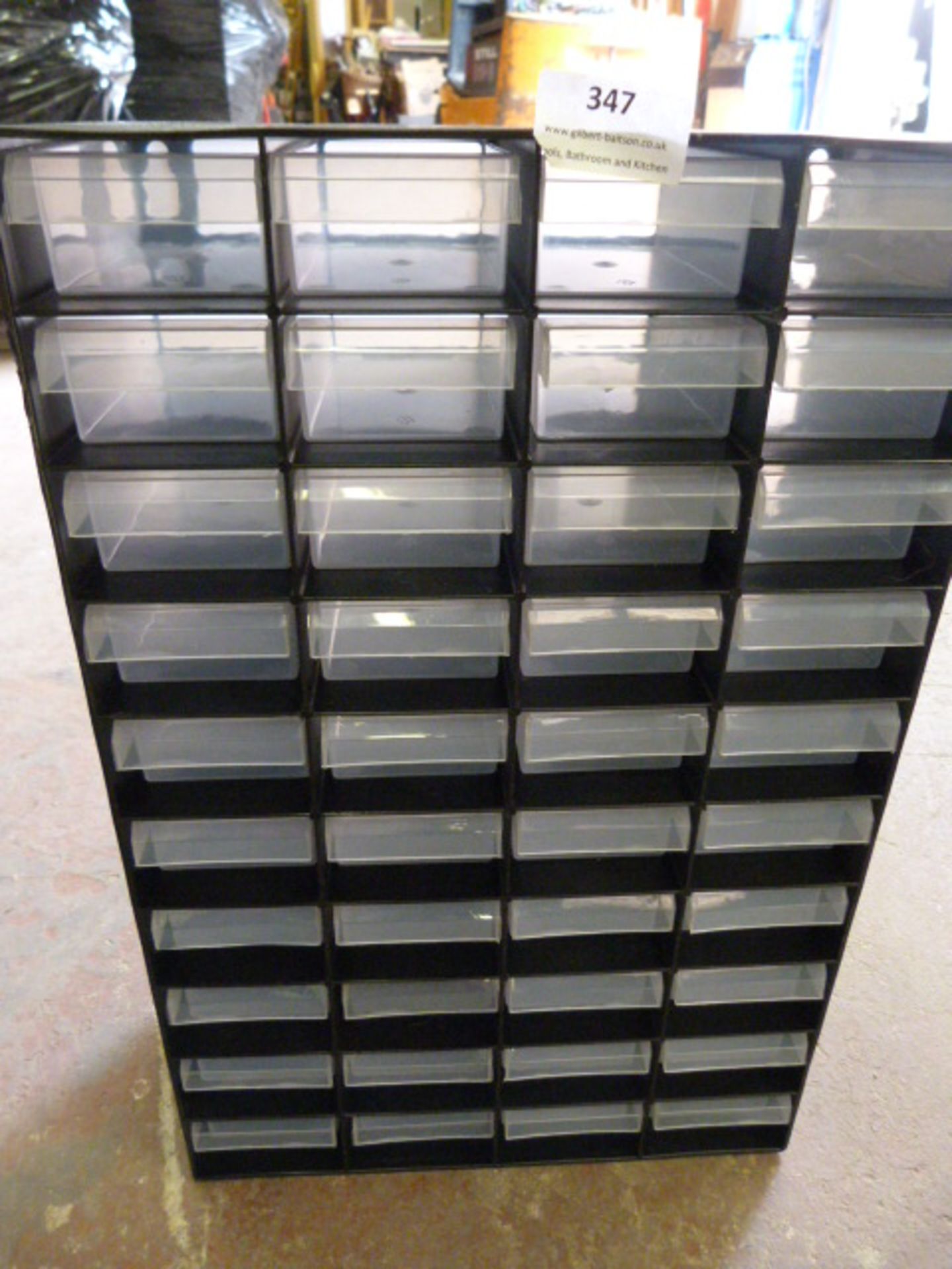 *Plastic 40 Drawer Storage Cabinet