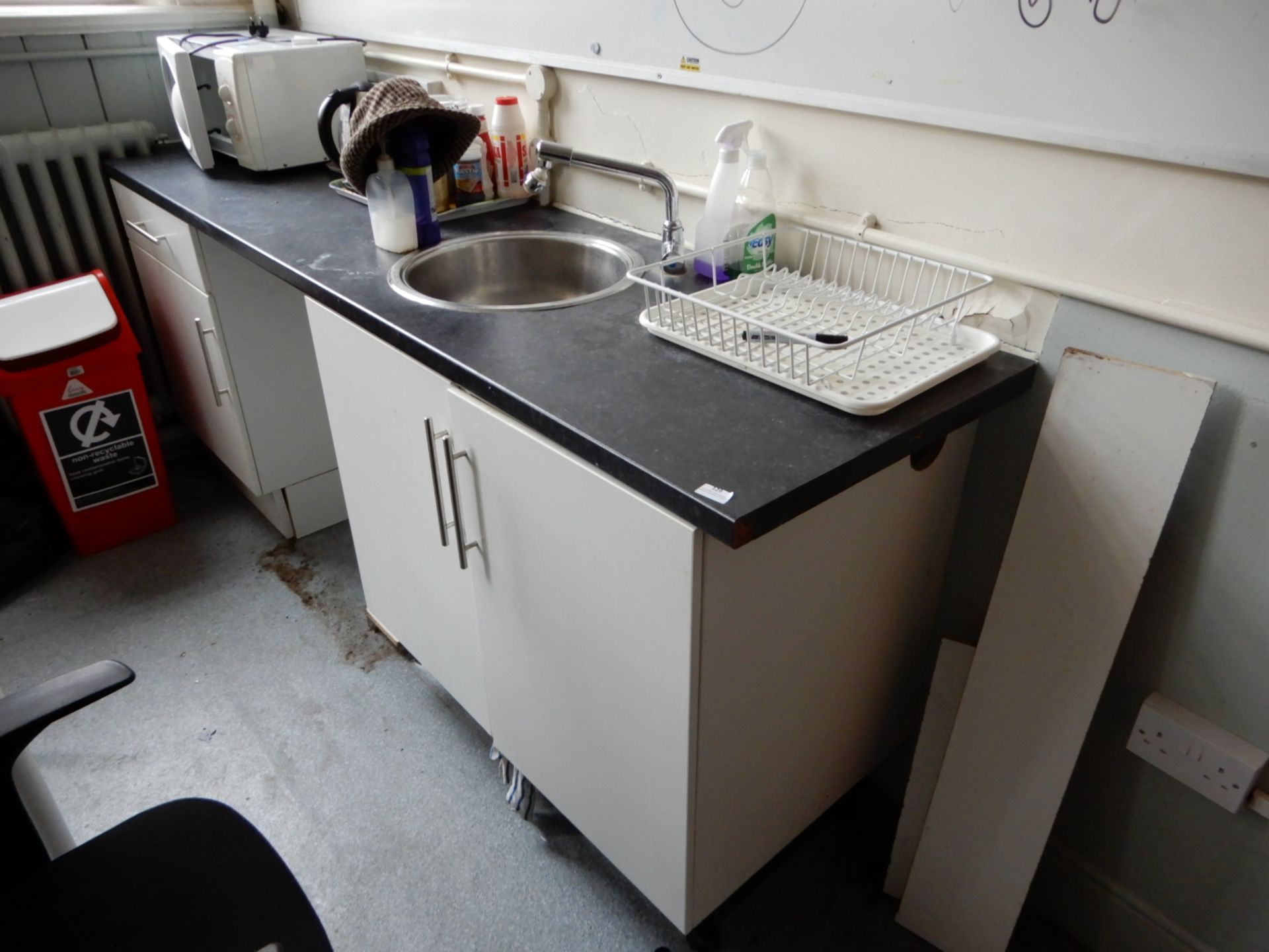 *Run of Kitchen Units with Stainless Steel Sink - Image 2 of 2