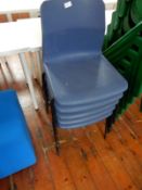 *5 Polypropylene Stackable Chairs