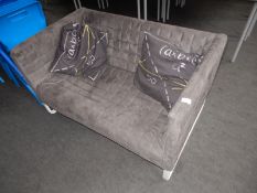 *Grey Two Seat Settee